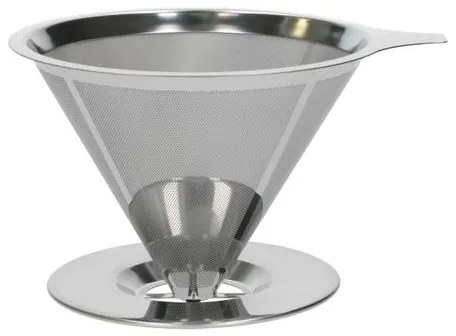 Koffiefilterhouder, rvs, 2 - 4 kopjes