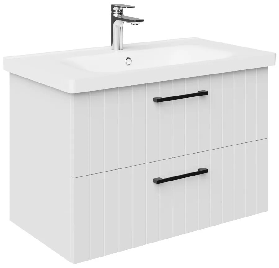 SaniGoods Rangi badkamermeubel 80cm met 2 lades wit