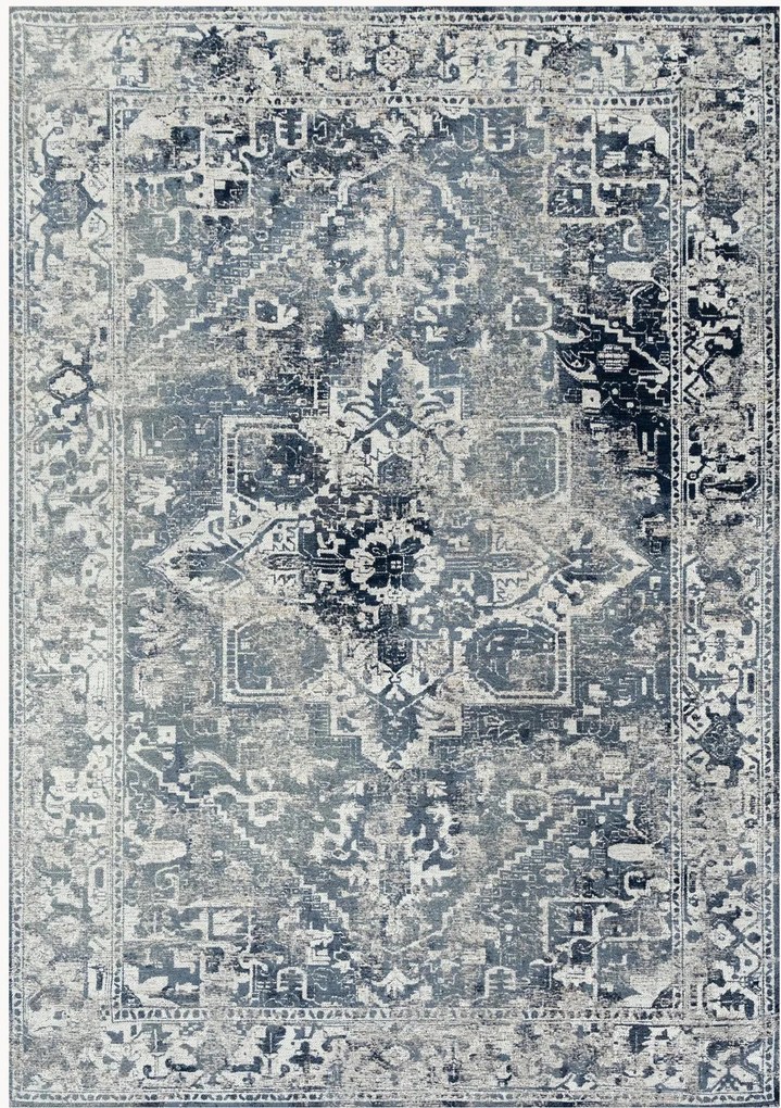 Platgeweven jacquard vloerkleed Tabriz