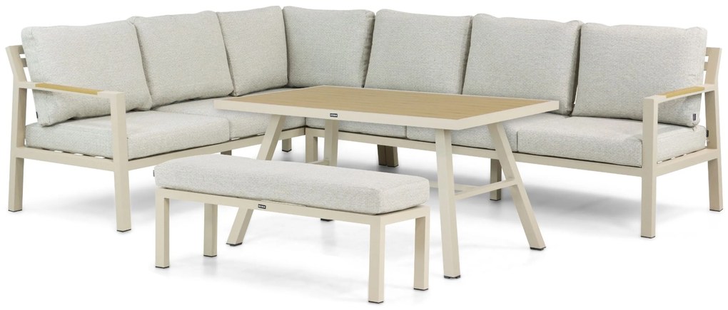 Dining Loungeset 6 personen Aluminium Taupe Lifestyle Garden Furniture Terrasso