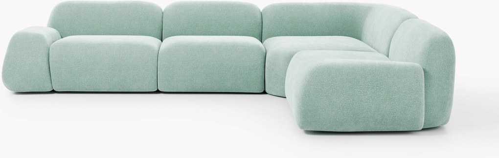 Modulaire hoekbank Wolke (4-zits)