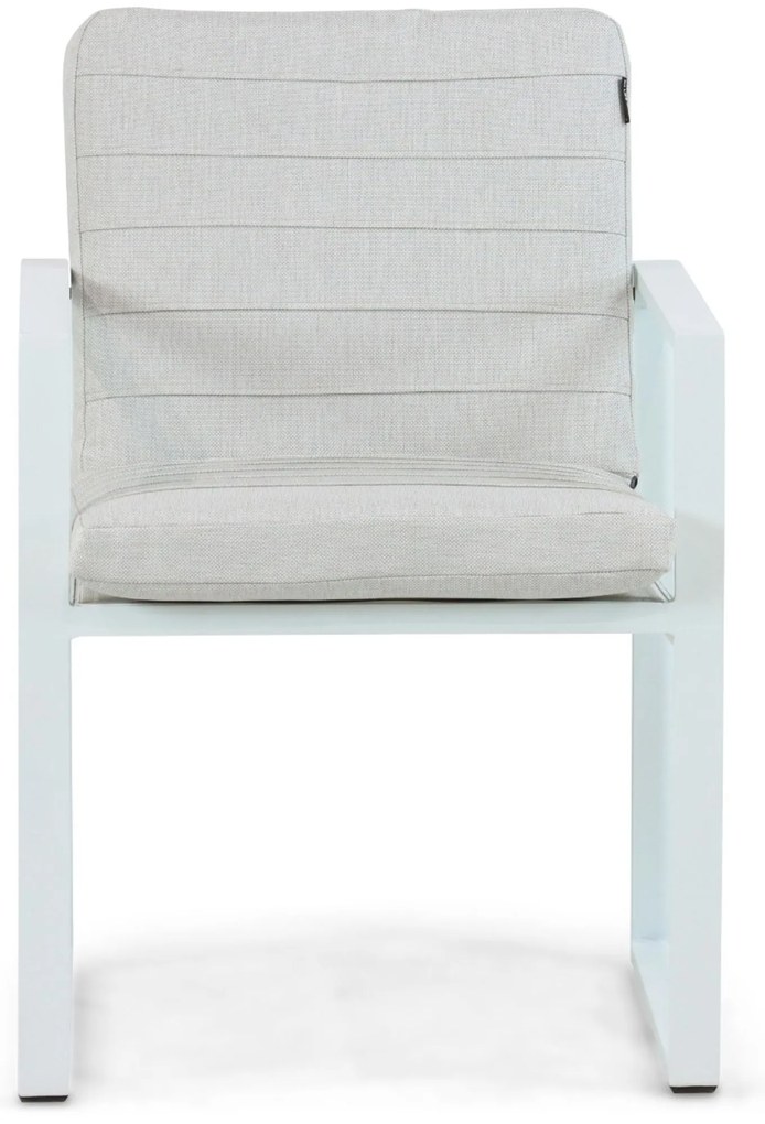 Tuinstoel Aluminium Wit Lifestyle Garden Furniture Nuno