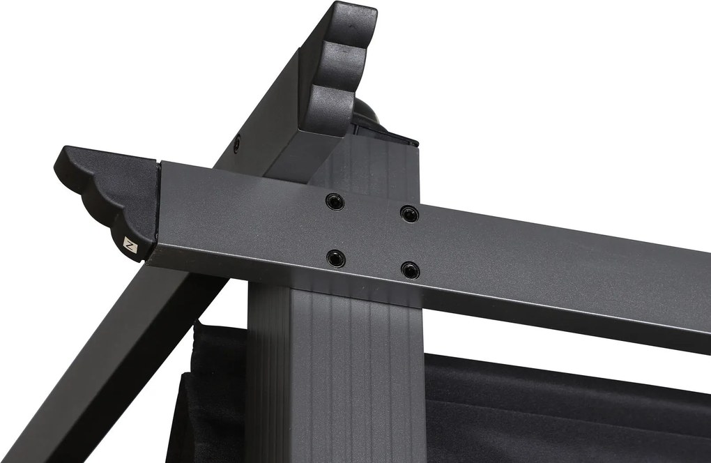 The Outsider Pergola Eva - Zwart - Aluminium - 295x295cm - The Outsider