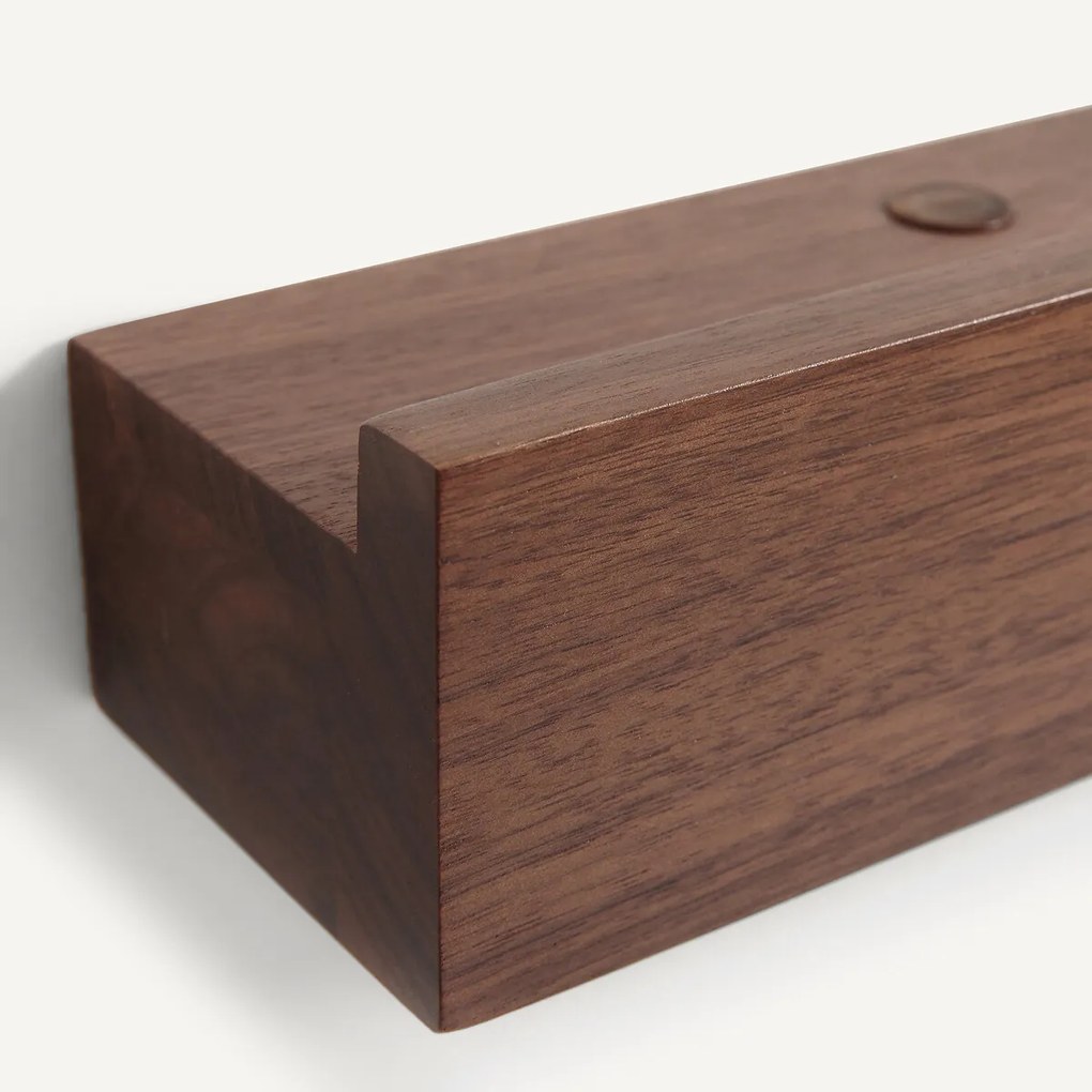 Schilderijlijst, notenhouten plank, 100 cm lang, Dagane