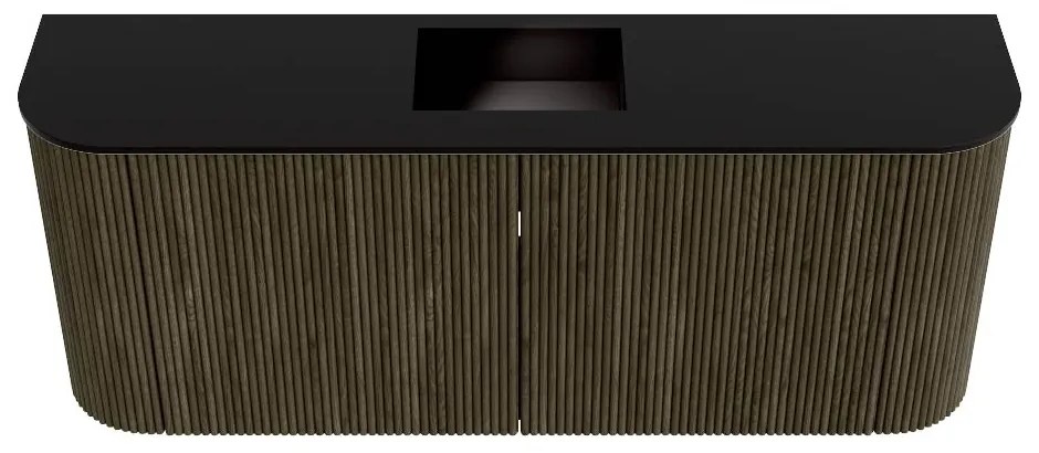 Mondiaz Joya 105cm toiletmeubel ronding links/rechts shadow met wastafel faye midden 1 kraangat urban