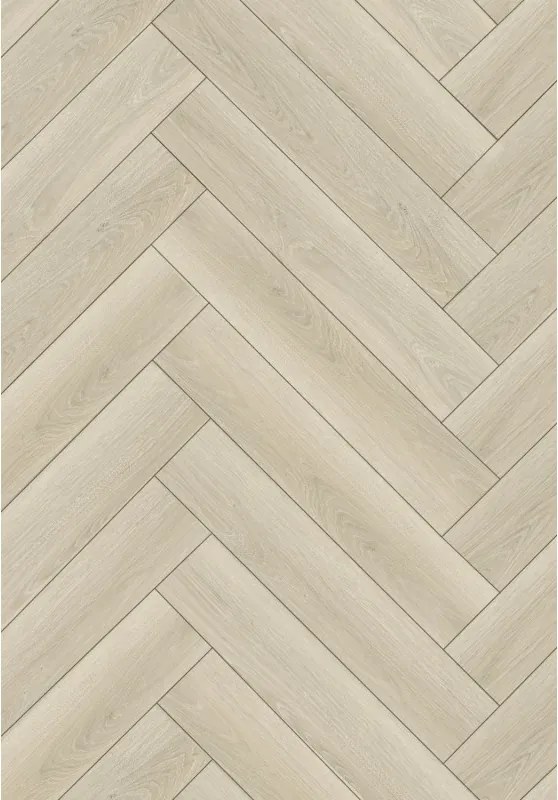 Mexen Concord vinylpanelen visgraat 635 x 127 mm SPC 6,5 mm, onderlaag IPEX 1,5 mm, 4 V-Voeg, Eik - F1174-0635-127-505-4V1-01