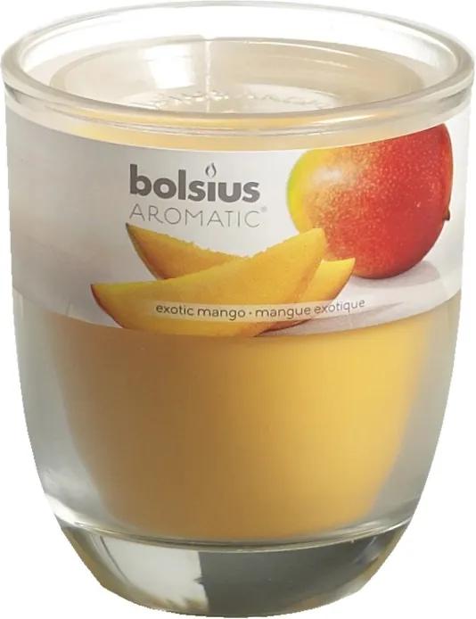Geurkaars in glas exotic mango 80 x 70 mm