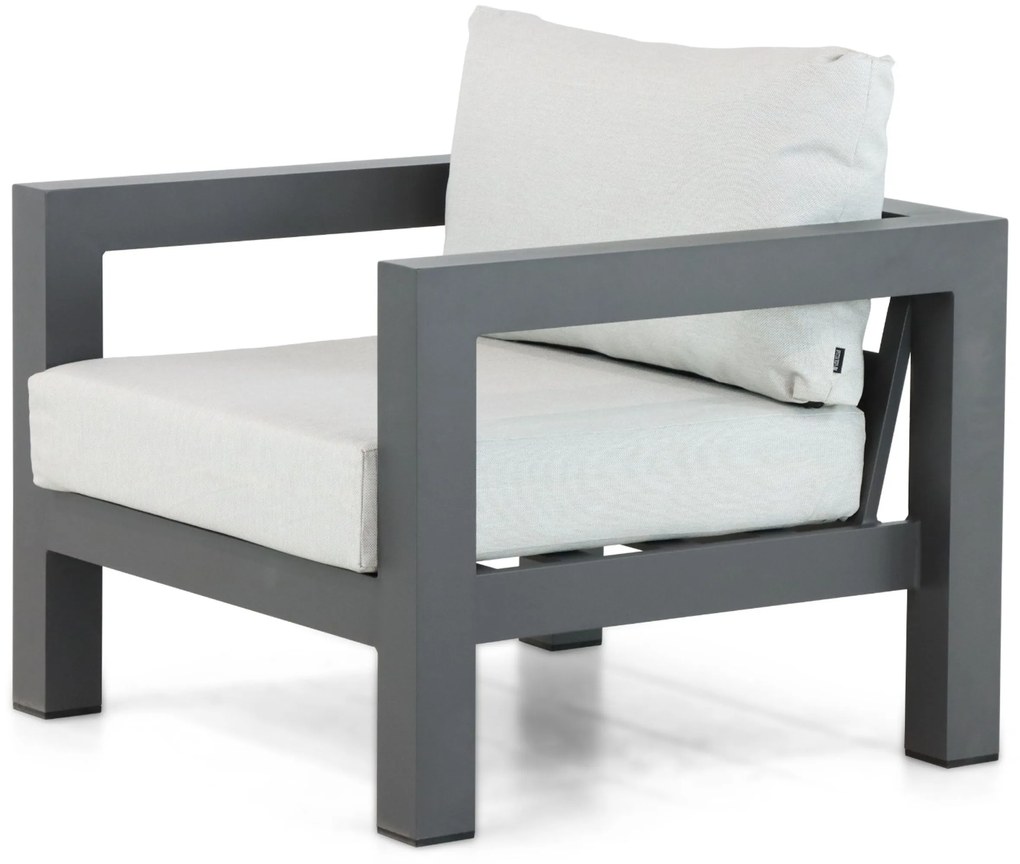 Tuinstoel Aluminium Grijs-antraciet Lifestyle Garden Furniture Luca