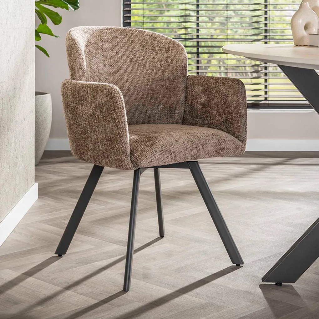 Draaibare Eetkamerstoel Mocca