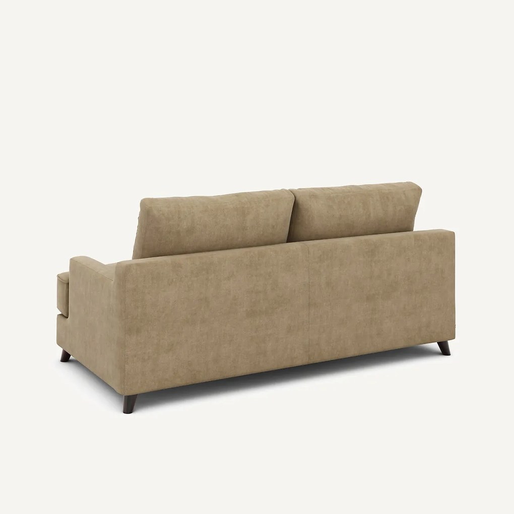 3-zits slaapbank van stonewashed fluweel, ALWINE