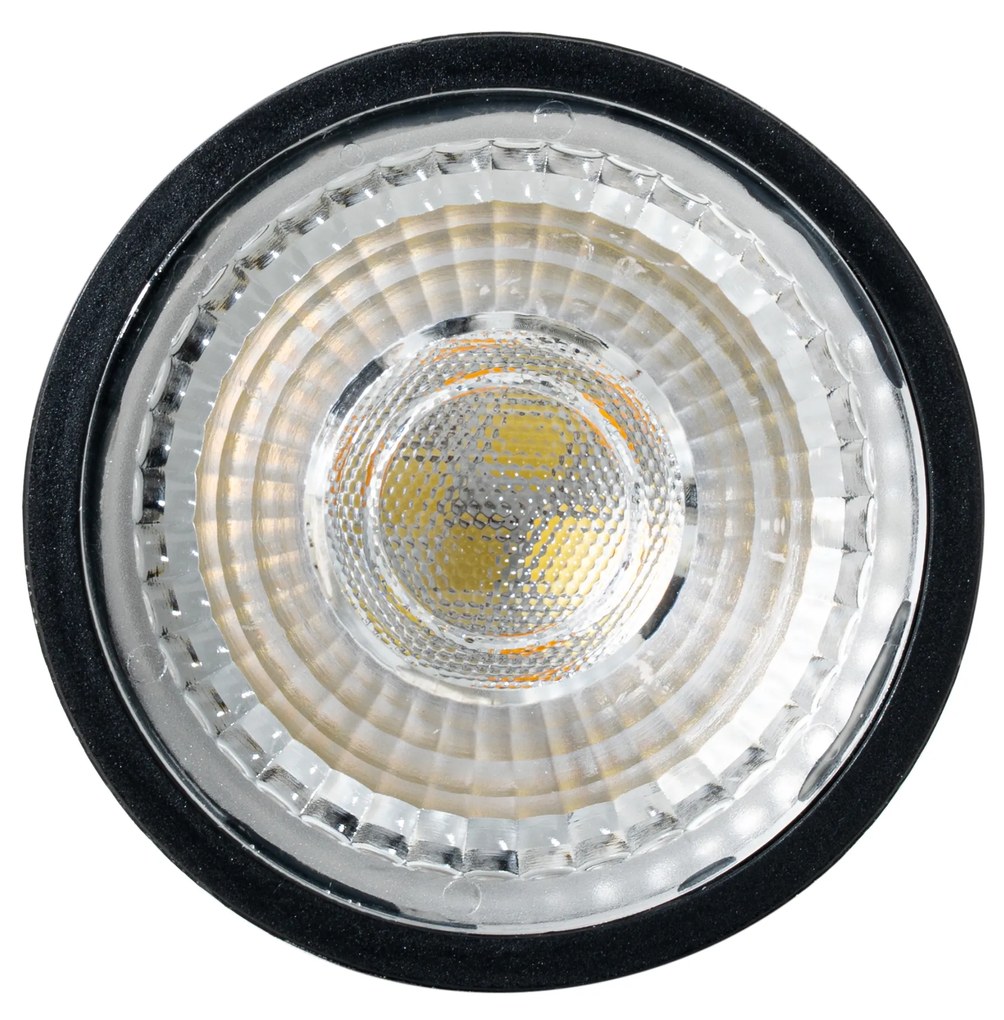Set van 5 GU10 3-staps dimbare LED lampen zwart 6W 4300 lm 2000 - 6000K