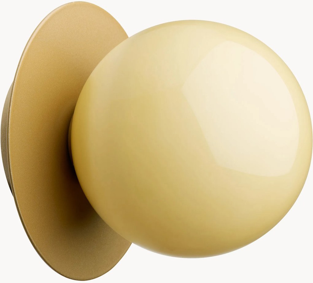 Mondgeblazen wandlamp Lilia