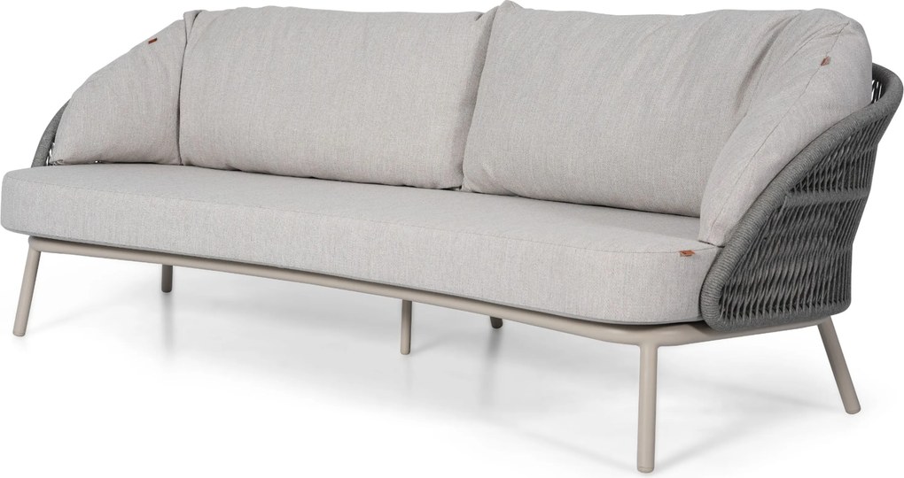 Stoel en Bank Loungeset 5 personen Rope Zand/Beige  Santika Furniture Santika