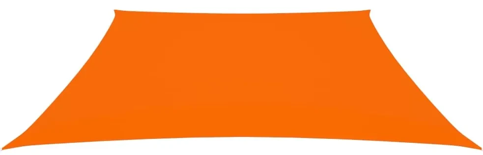 vidaXL Zonnescherm trapezium 3/4x3 m oxford stof oranje