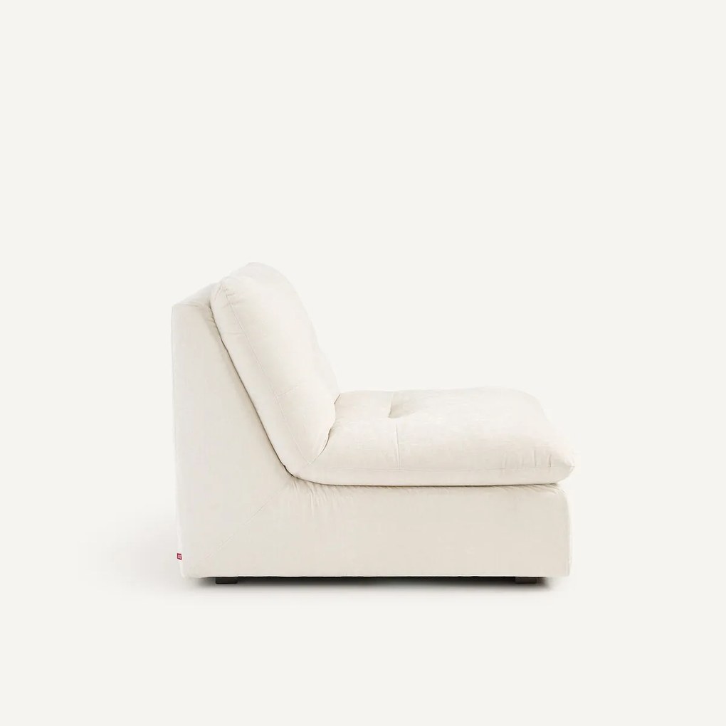 Modulaire fauteuil van chenillefluweel, Giuliano