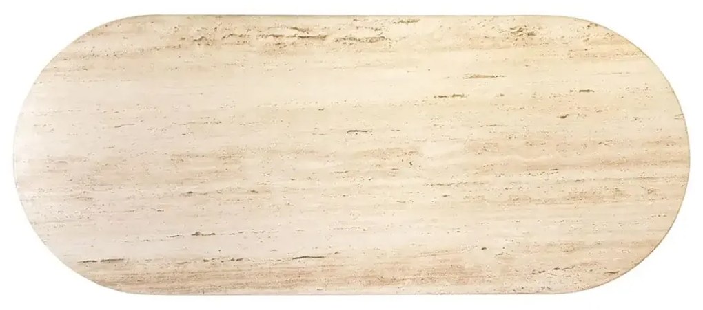 Richmond Interiors La Cantera Travertin Eettafel Griekse Pilaren - 240 X 110cm.