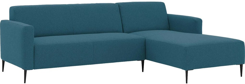 Goossens  Key West blauw, stof, 2,5-zits, modern design