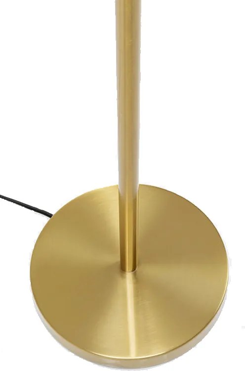 Vloerlamp Met Glazen Bollen Messing