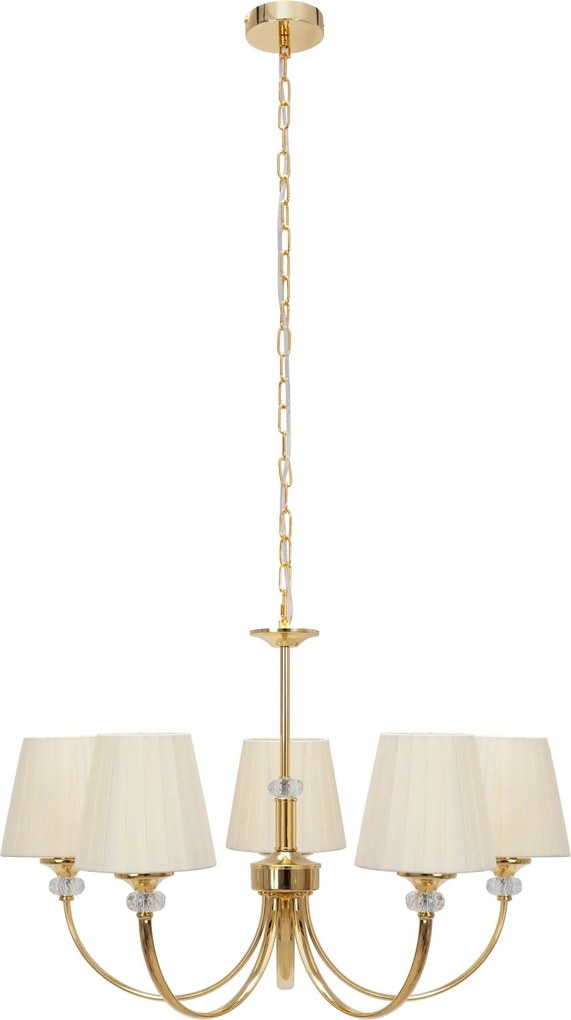 Hanglamp met APP1014-5CP-kristallen