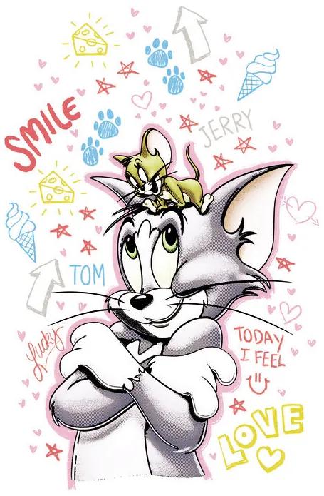 Kunstafdruk Tom en Jerry - Best Friends, (26.7 x 40 cm)
