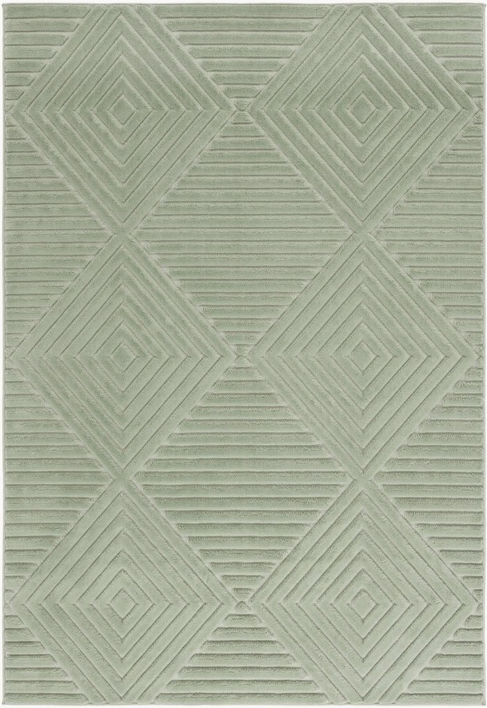 Handgeweven hoog-laag vloerkleed Selena