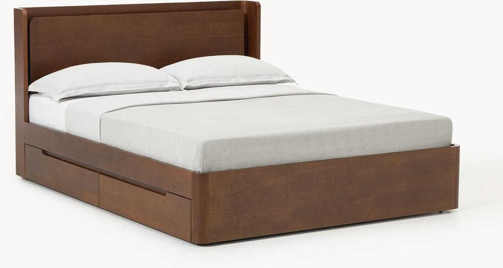 Houten bed Allow met lades
