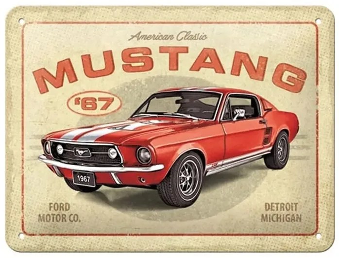 Metalen bord Ford Mustang