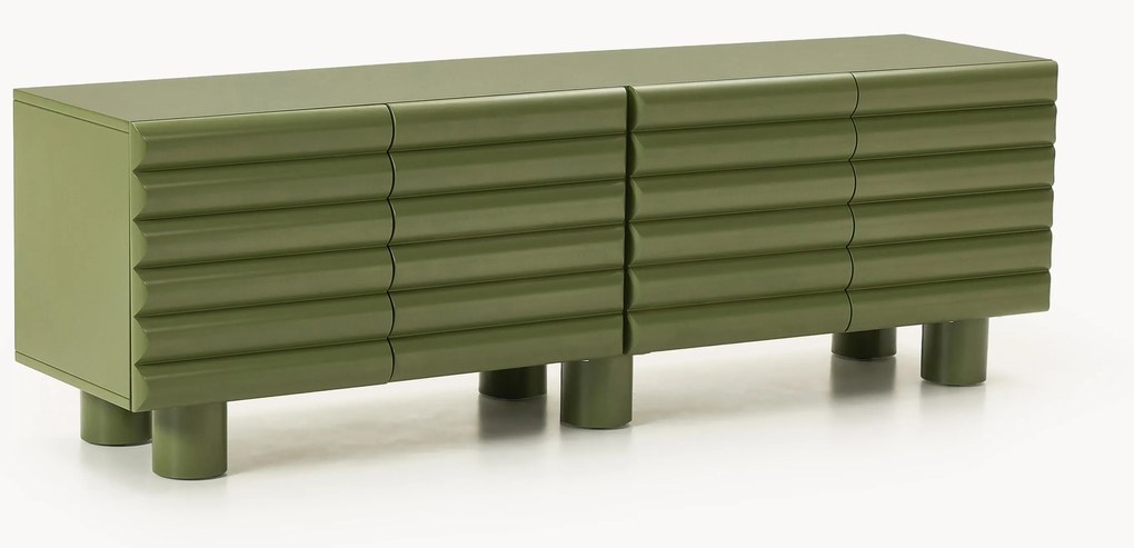 Tv-meubel Fana in groen