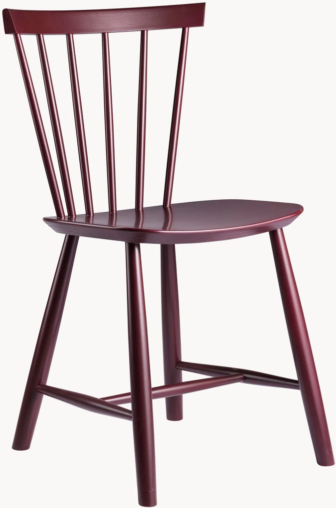 Handgemaakte eetstoel J46 van beukenhout