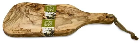 Pure Olive Wood Serveerplank - Olijfhout - Met Handvat - 45cm