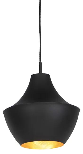 Scandinavische hanglamp zwart met goud - Depeche-Jarred Modern E27 Scandinavisch bol / globe / rond Binnenverlichting Lamp