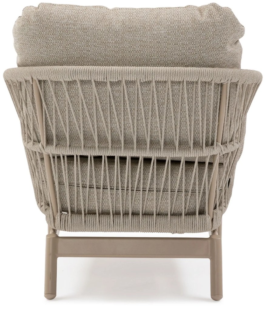 Stoel en Bank Loungeset 5 personen Aluminium/rope Taupe  Lifestyle Garden Furniture Cordoba