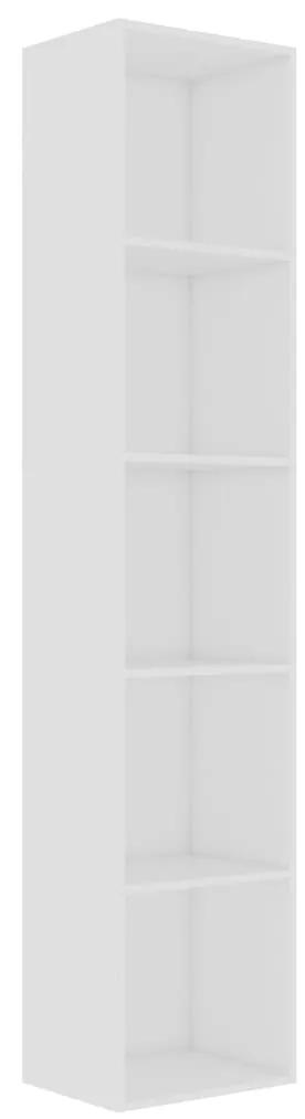 vidaXL Boekenkast 40x30x189 cm spaanplaat wit