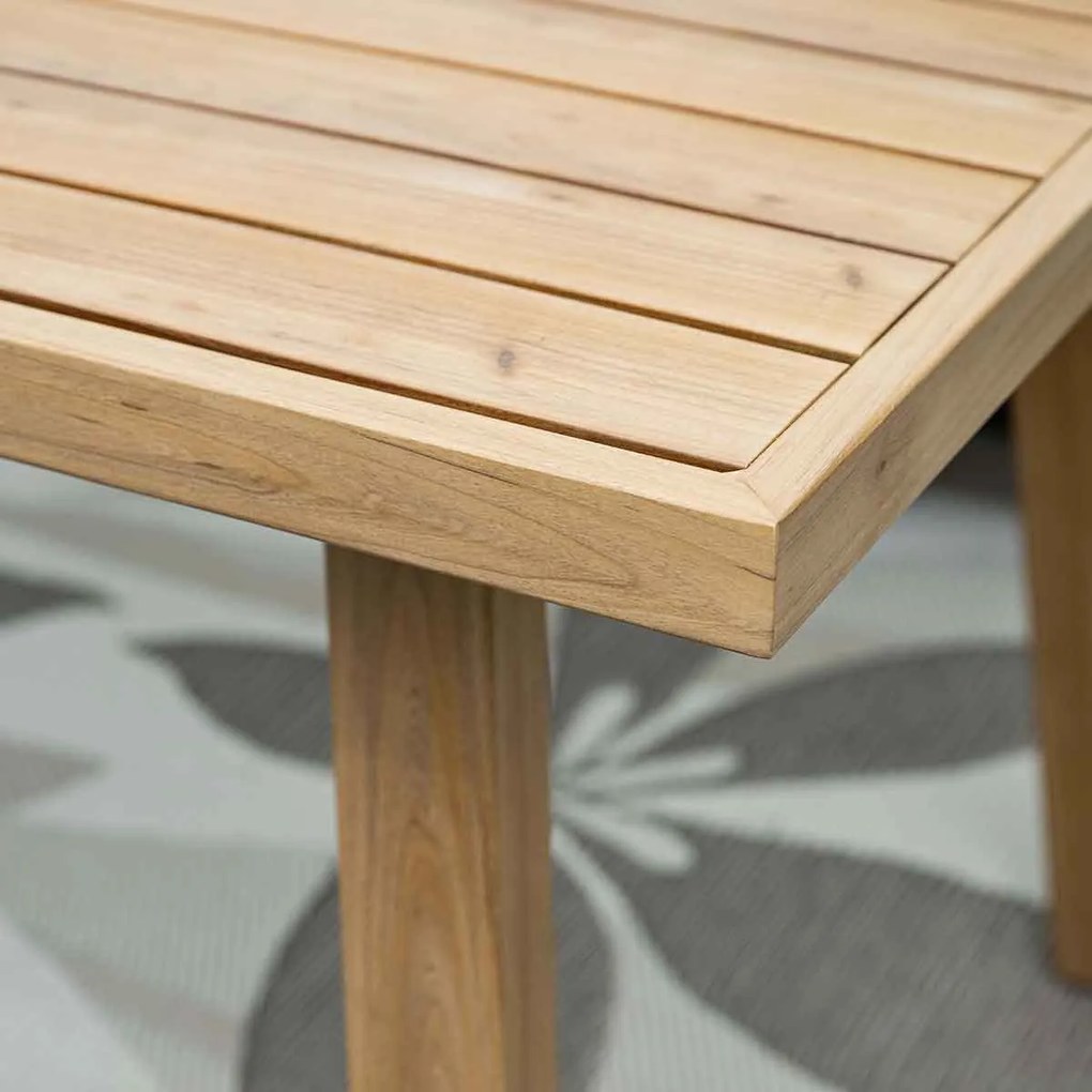Garden Impressions San Capri lounge dining set 5-delig rechts - light teak aluminium