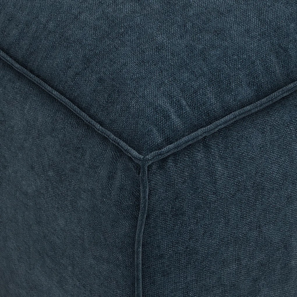 Modulaire poef van getextureerd fluweel, Seven