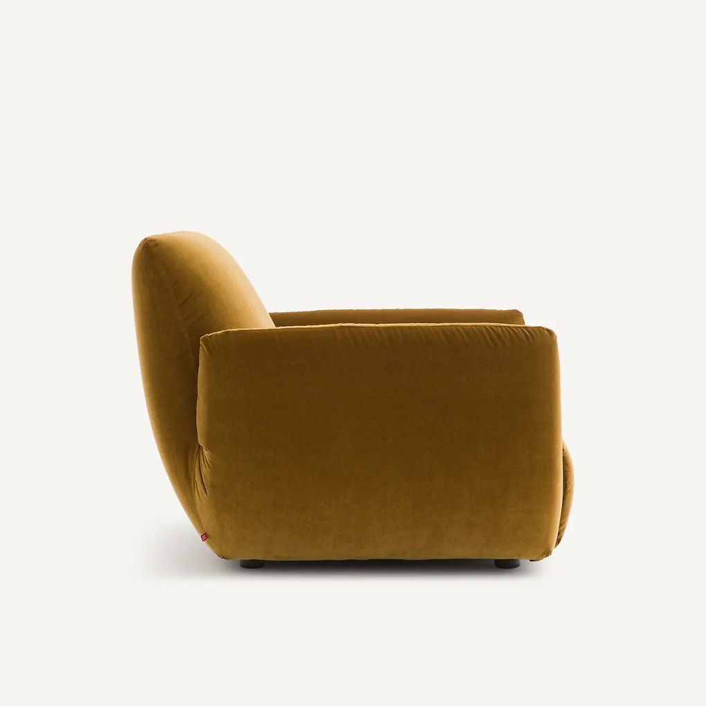 Fauteuil in fluweel, Spogano