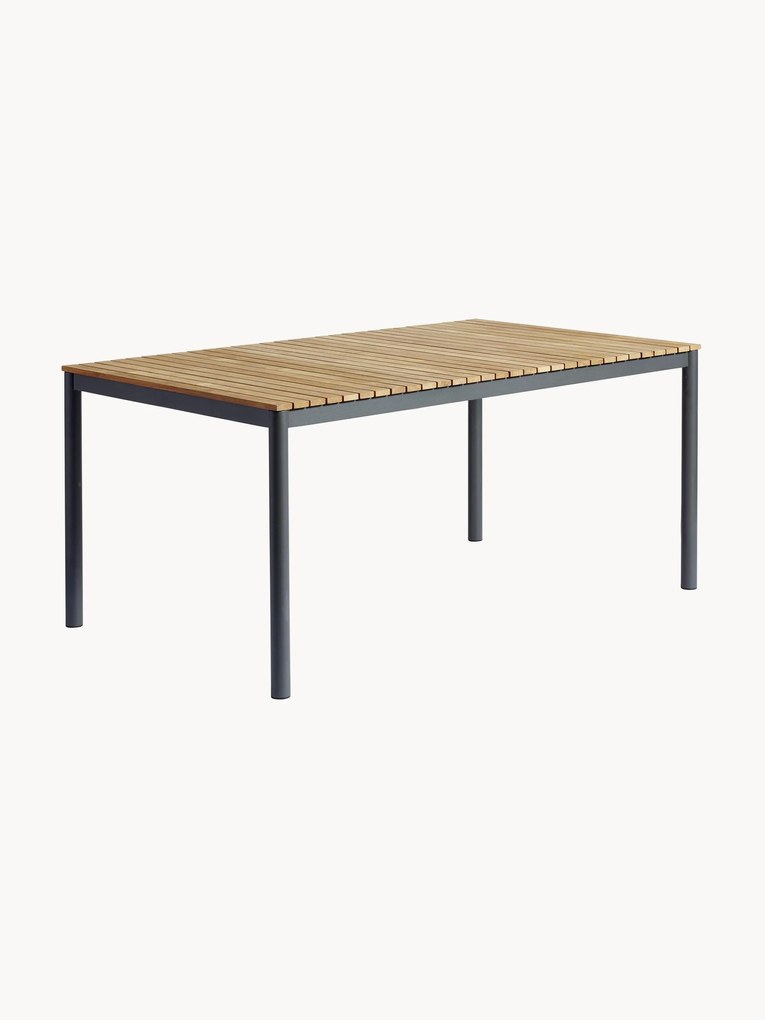 Tuintafel Mood met teakhouten tafelblad, verschillende formaten