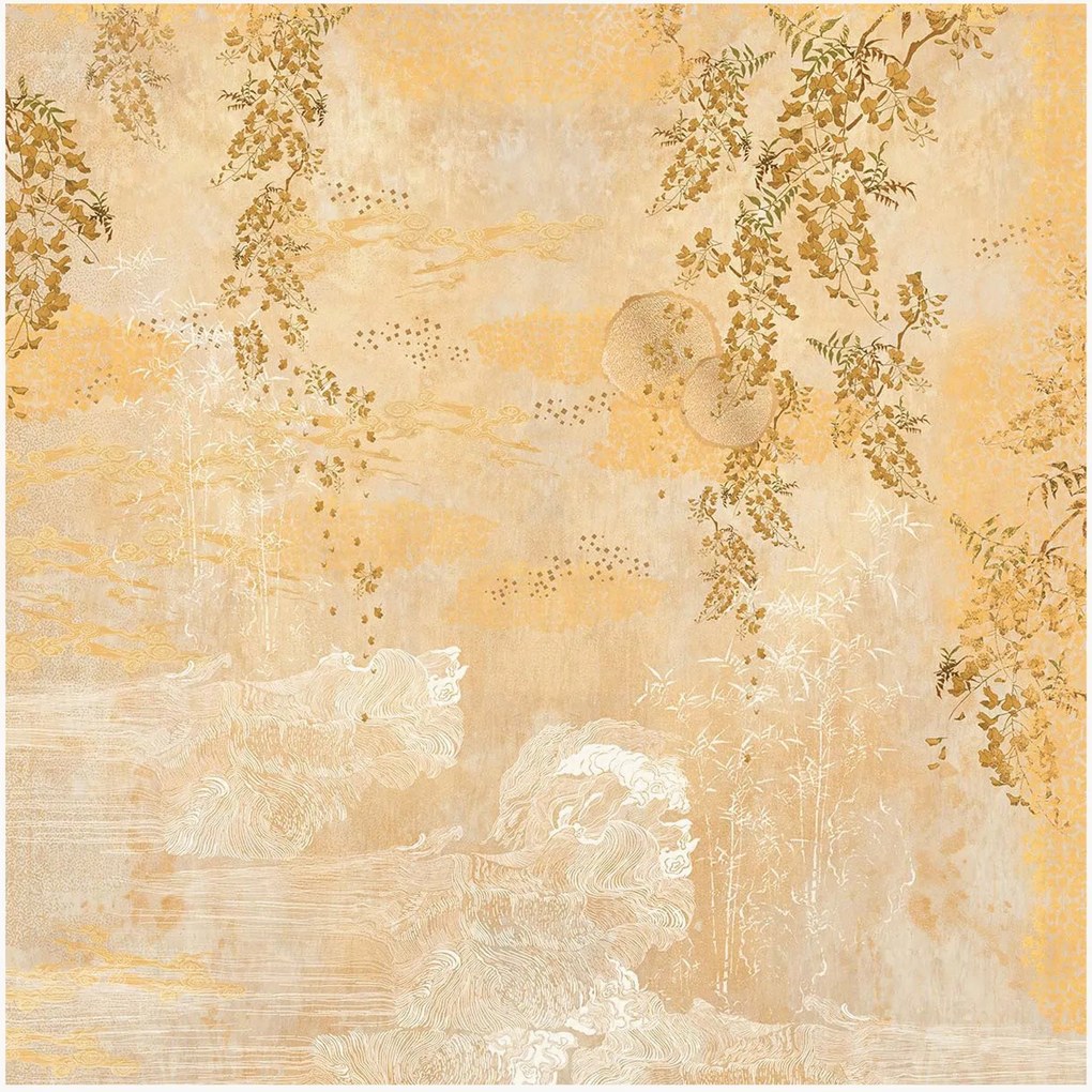 Gewassen linnen tafelkleed Soleil