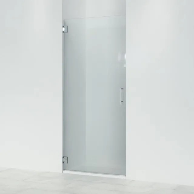 Marenza Neptune Douchedeur - 100x200cm - profielloos - veiligheidsglas - anti kalk - chroom 6211WWM100