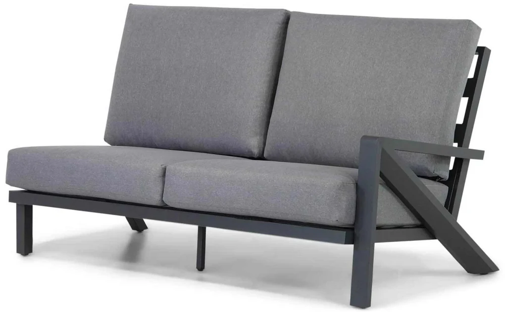 Dining Loungeset 7 personen Aluminium Grijs Santika Furniture Santika Cinta