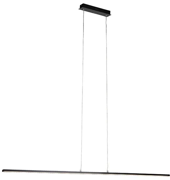 Moderne zwarte hanglamp 150 cm incl. LED - Banda