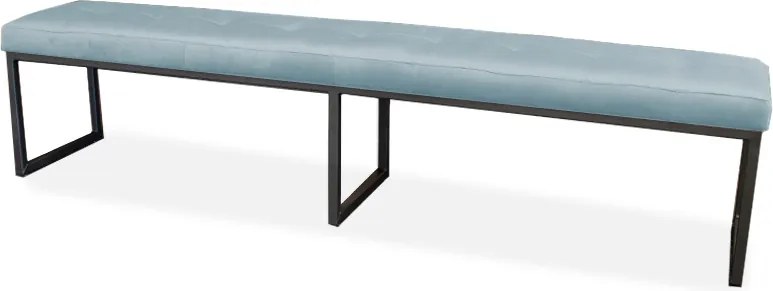 Eetkamerbank - Atlanta - stof Element lichtblauw 16 - 160 cm