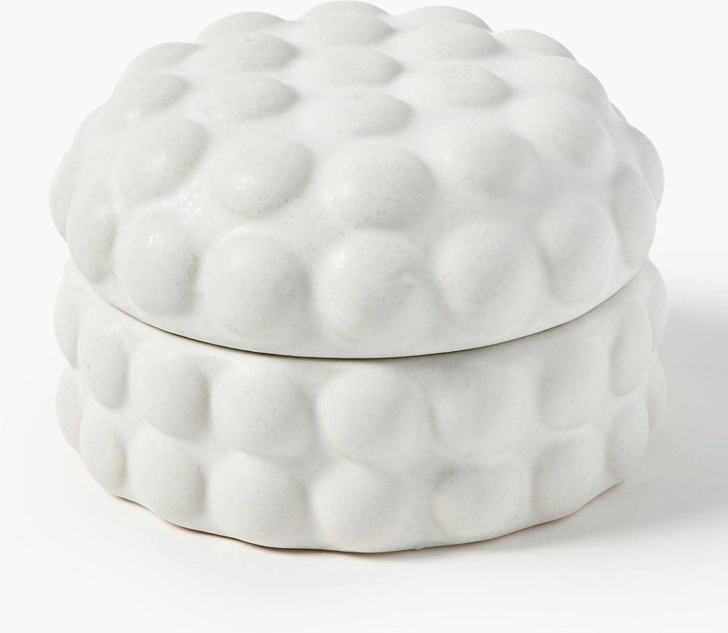 Decoratieve opbergdoos Bob van keramiek met deksel