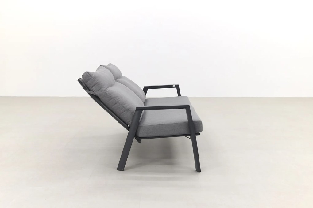 Azoren 2-zitsbank verstelbaar - Antraciet OP=OP