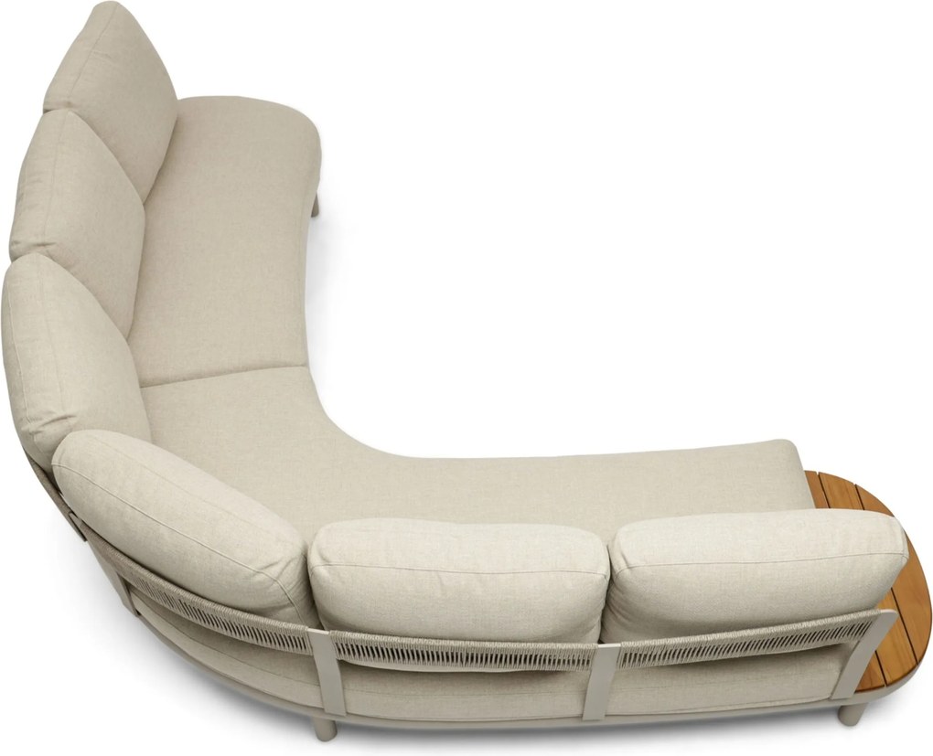 Coco Almara Hoekset Organisch Rope Zand/Beige 2-delig