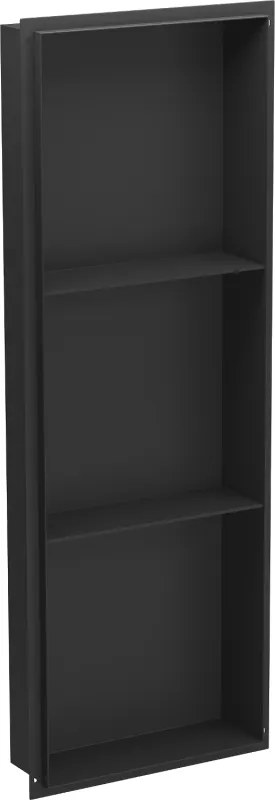 Mexen X-Wall-NR nisplank zonder flens met plank 90 x 30 cm, zwart - 1971903010S