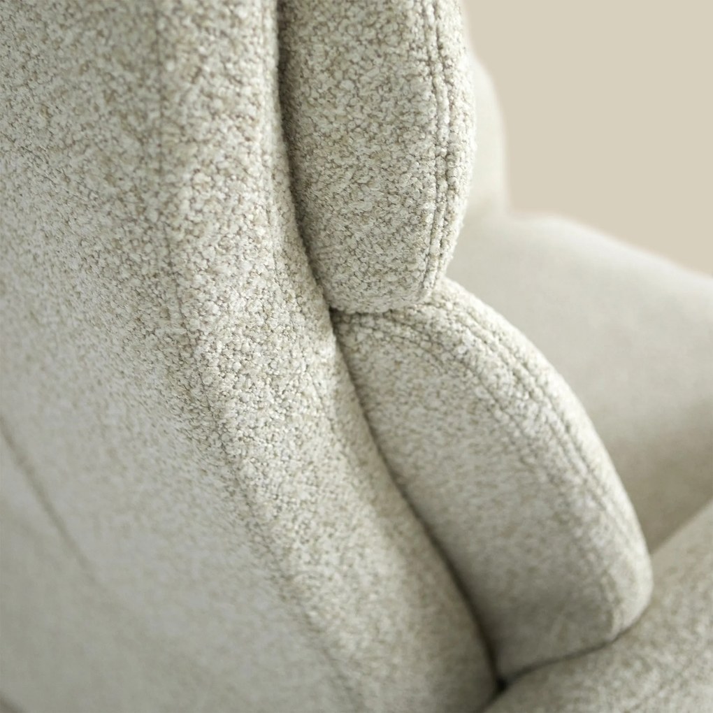 Beige Relaxfauteuil Elektrisch