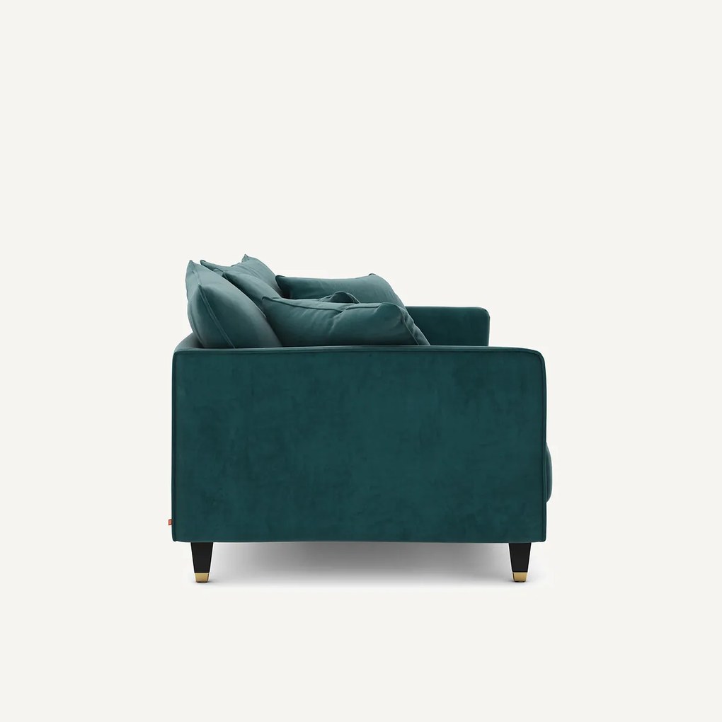 3-zits compacte fluwelen zetel, Lazare