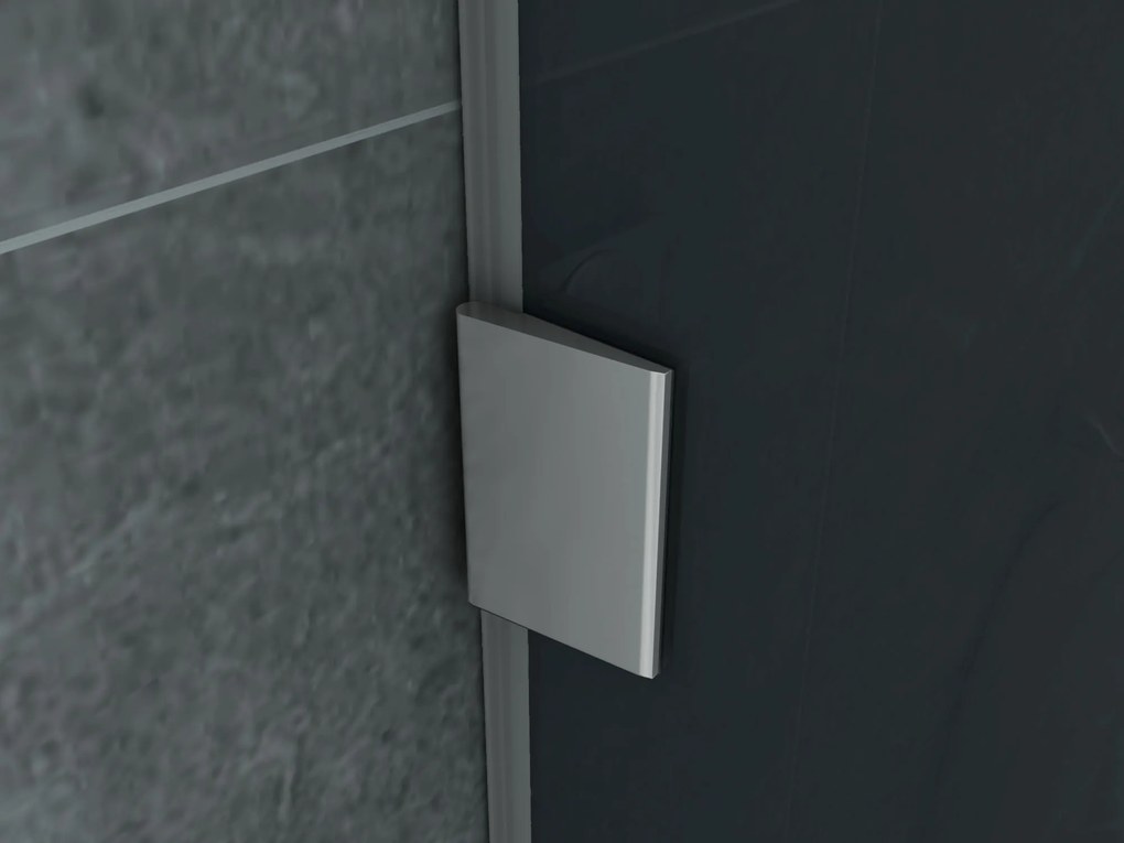 SaniGoods High urinoir schaamschot zwart glas 90x40cm