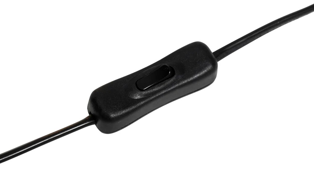 Hotel chique tafellamp donkerbrons met helder glas - Pallon Trend